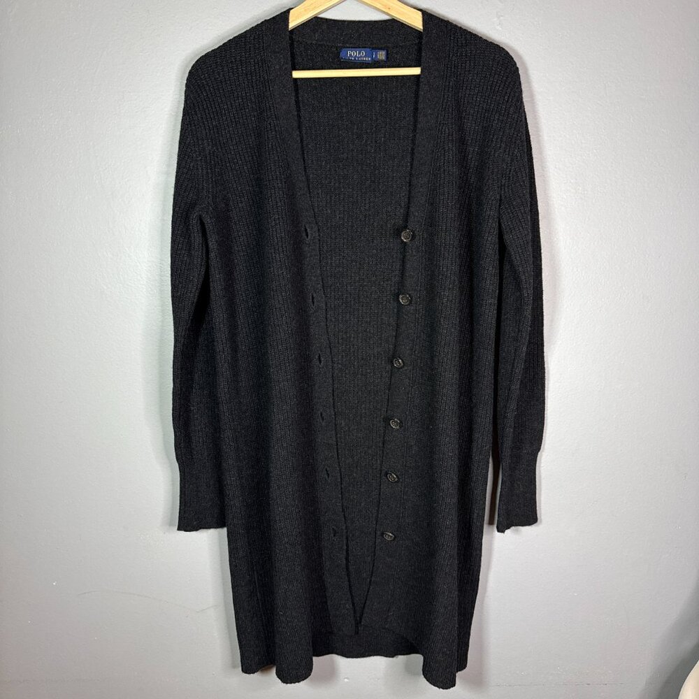Polo Ralph Lauren Wool Cashmere Long Cardigan Sz S